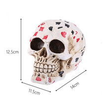 Load image into Gallery viewer, Poker Printed Skull
