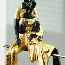 Load image into Gallery viewer, Golden Family Love Statue
