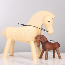 Load image into Gallery viewer, Wooden Horse Figurines

