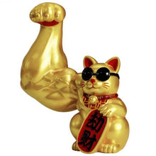 Load image into Gallery viewer, Muscular Arm Lucky Cat
