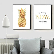 Load image into Gallery viewer, Minimalist Golden Pineapple
