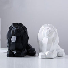 Load image into Gallery viewer, Geometric Lion Statue
