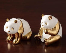 Load image into Gallery viewer, Golden Ceramics Panda
