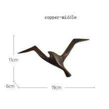 Load image into Gallery viewer, Copper Wall Hanging Seagull
