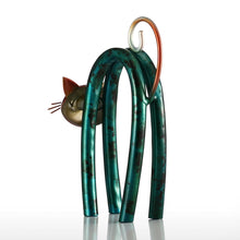 Load image into Gallery viewer, Iron Curve Cat Figurine
