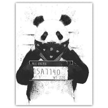 Load image into Gallery viewer, Panda &amp; Dog Mugshot
