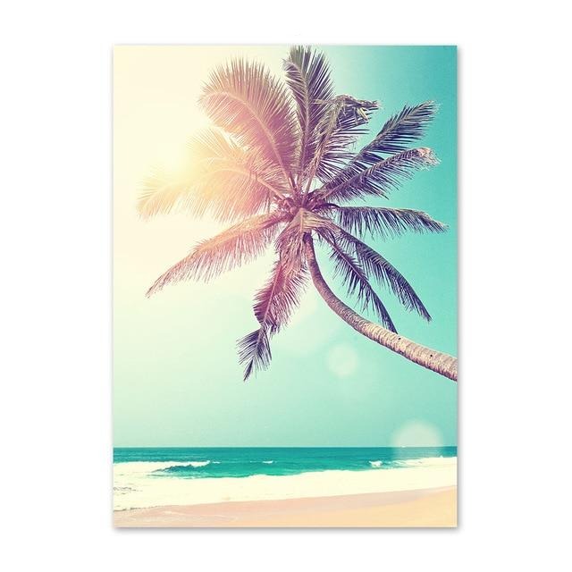 Beach & Coconut Tree