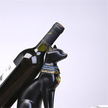 Load image into Gallery viewer, Egyptian Cat Wine Rack

