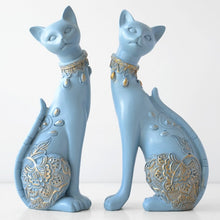 Load image into Gallery viewer, European Couple Cats Figurine (2pcs)
