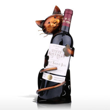 Load image into Gallery viewer, Metal Cat Wine Holder
