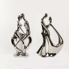 Load image into Gallery viewer, Ceramic Silver Loving Couple
