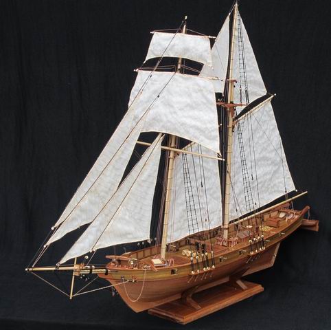 Wooden Classic Antique Harvey Battleship (DIY)