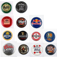 Load image into Gallery viewer, Vintage Round Beer Bottle Caps
