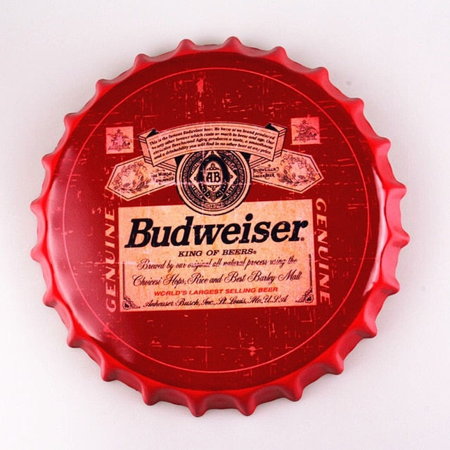 Vintage Round Beer Bottle Caps