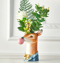 Load image into Gallery viewer, Animal Head Succulent Vase
