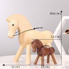 Load image into Gallery viewer, Wooden Horse Figurines
