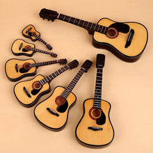 Load image into Gallery viewer, Mini Guitar Wooden Miniature
