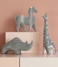 Load image into Gallery viewer, Stripe Animal Figurines
