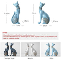 Load image into Gallery viewer, European Couple Cats Figurine (2pcs)
