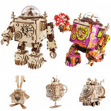 Load image into Gallery viewer, Robotime Wooden Steampunk Model
