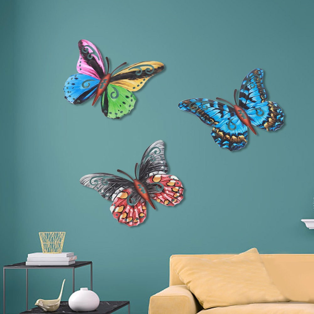 Hanging Iron Butterfly (3pcs)