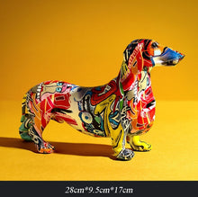 Load image into Gallery viewer, Painted Graffiti Dachshund Dog
