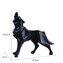 Load image into Gallery viewer, Abstract Wolf Statue
