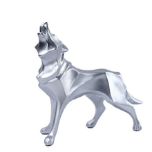Load image into Gallery viewer, Abstract Wolf Statue
