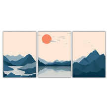 Load image into Gallery viewer, Abstract Sunset Japanese Style
