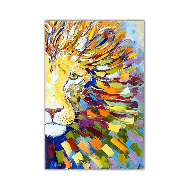 Lion In Color
