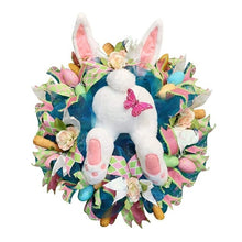 Load image into Gallery viewer, Cute Easter Bunny Wreath
