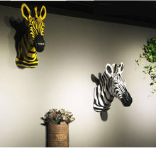 Load image into Gallery viewer, Zebra Head Statue
