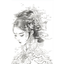 Load image into Gallery viewer, Aesthetic Chinese Ancient Comic Coloring Book
