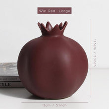 Load image into Gallery viewer, Pomegranate Ceramic Vase
