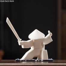 Load image into Gallery viewer, Ceramic Swordsman Statue
