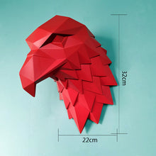 Load image into Gallery viewer, Geometric Eagle Head Statue

