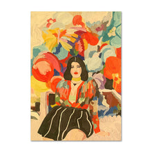 Load image into Gallery viewer, Fashion Girl In Painting Print
