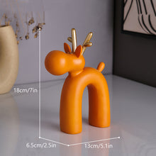 Load image into Gallery viewer, U-Shaped Cat &amp; Deer Figurines
