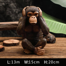 Load image into Gallery viewer, Gestural Monkeys Statue
