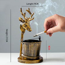 Load image into Gallery viewer, Animal Metal Pail Ashtray

