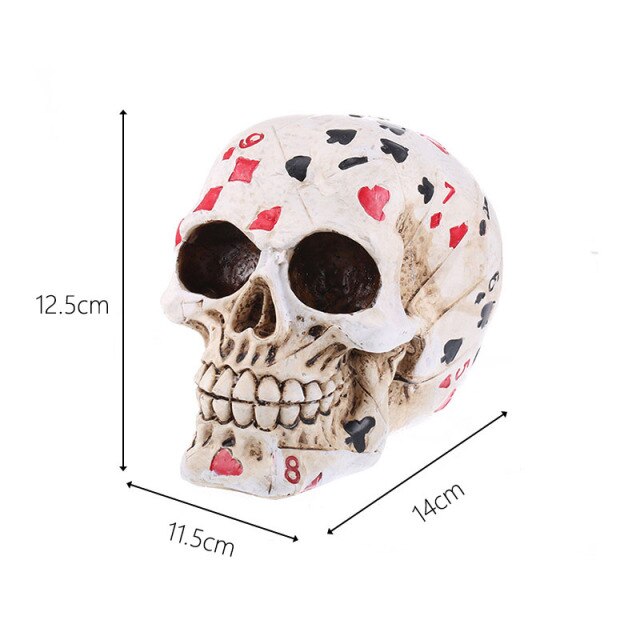 Poker Printed Skull