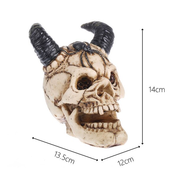 Demon-Shaped Skull