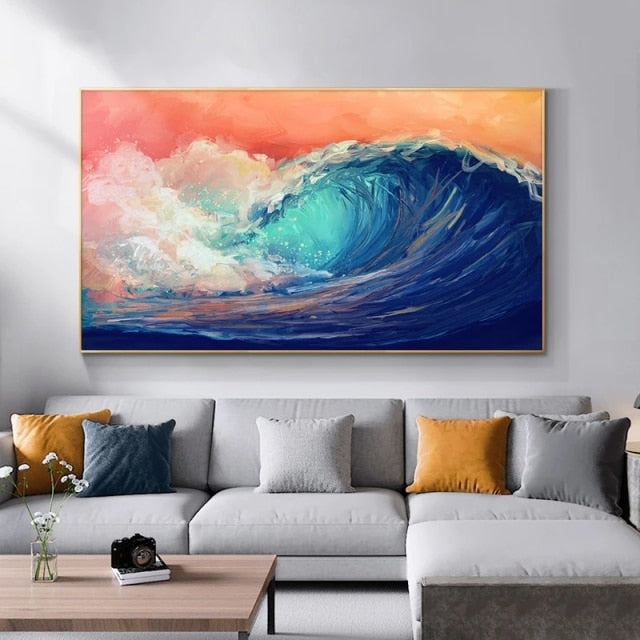 Ocean Wave Landscape