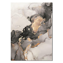 Load image into Gallery viewer, Abstract Black Golden Marble
