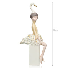 Load image into Gallery viewer, Swan Girl Figurines
