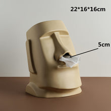 Load image into Gallery viewer, Ceramic Moai Tissue Box
