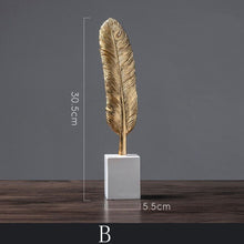 Load image into Gallery viewer, Metallic Feather Ornament
