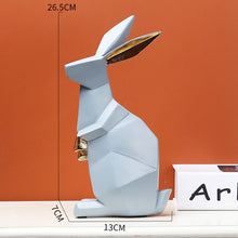 Load image into Gallery viewer, Standing Geometric Rabbit

