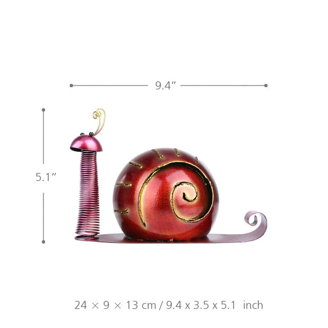 Iron Snail Ornament
