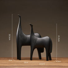 Load image into Gallery viewer, Abstract Horse Sculpture (2pcs)

